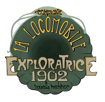 Logo Locomobile - Exploratrice 1902
