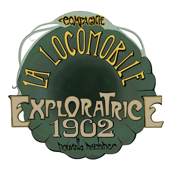 Locomobil-logo-Exploratrice-Blanc Logo Locomobile - Exploratrice 1902