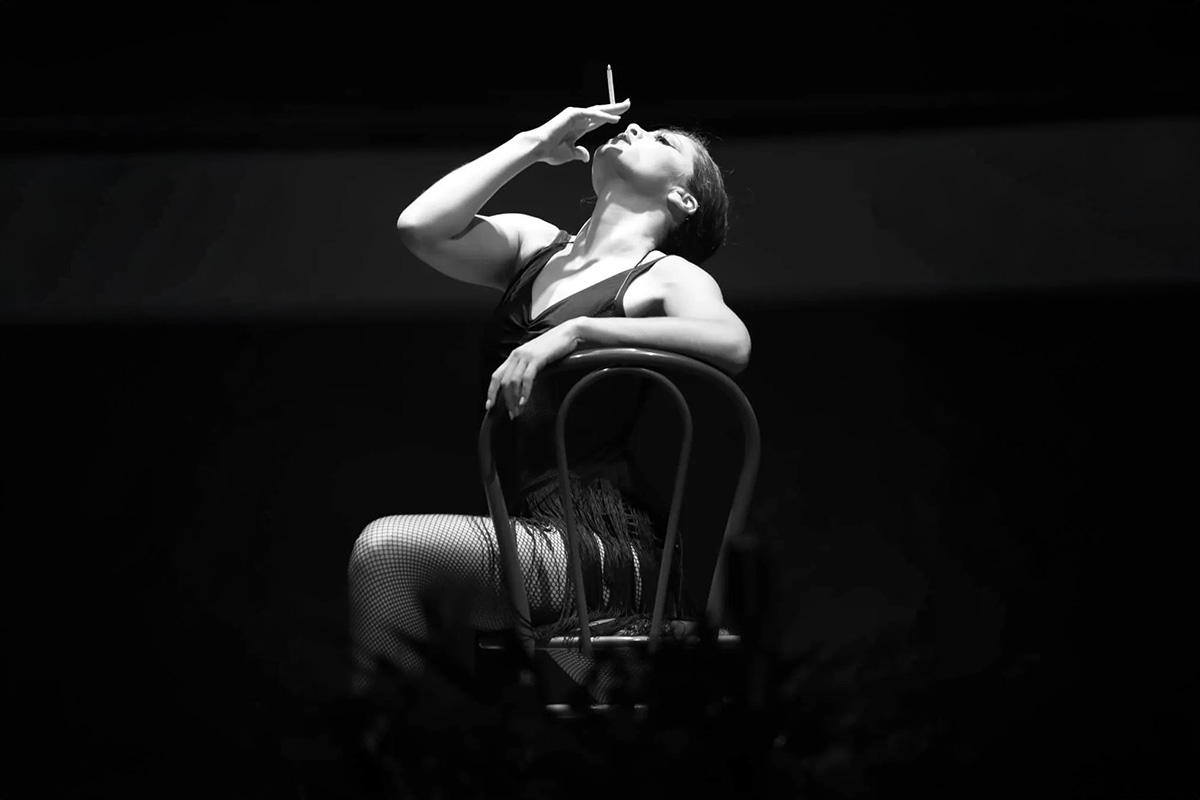 Spectacle Dann - film noir - photo par Florent Leca